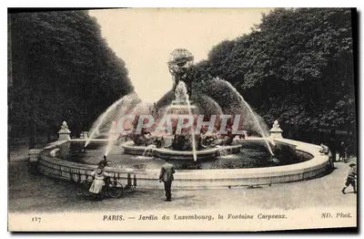 PARIS — Jardin du Luxembourg, la Fontaine Carpeaux — ND. Phot.