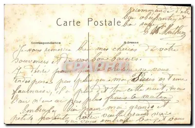 Paris — Panorama da Cidade — P.A. n°292 — Verso