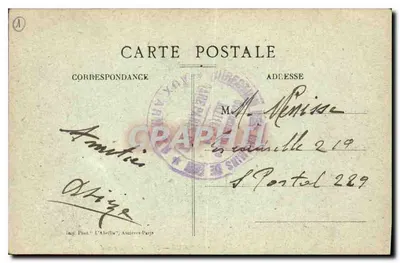 Parigi — Entrata del Carrousel — L'Abéille, n°134 — Verso
