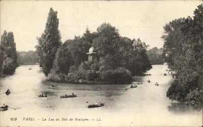 Paris — Le Lac du Bois de Boulogne — Lévy Frères, n° 259