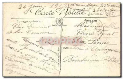 Paris — Le Lac du Bois de Boulogne — Lévy Frères, n° 259 — Verso