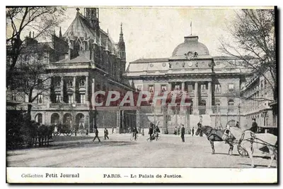 PARIS — O Palácio de Justiça — Coleção Petit Journal