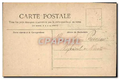 PARIS — O Palácio de Justiça — Coleção Petit Journal — Verso