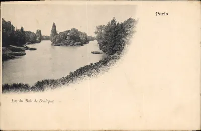 Lac du Bois de Boulogne — Paris — éditeur non identifié