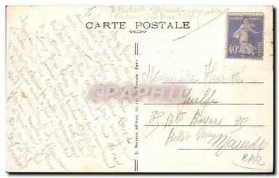 PARIS — Catedral Notre-Dame — J.H. — Verso