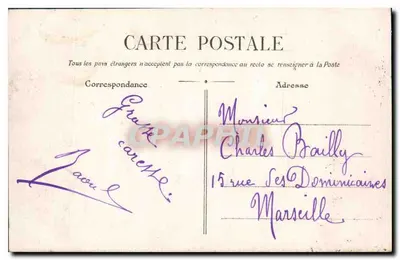 PARIS — Buttes-Chaumont — Le Belvédère — Éditeur inconnu, n° 64 — Verso