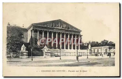 Sala dos Deputados — Fachada sobre o Quai — La Gascarru