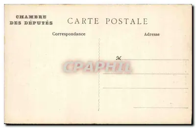 Sala dos Deputados — Fachada sobre o Quai — La Gascarru — Verso
