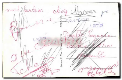 Foix — tancerze w strojach tradycyjnych — wydawca nieznany, numer serii nieczytelny — Rewers
