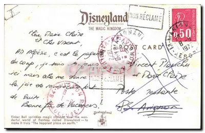 Tinker Bell — Disneyland — Walt Disney Productions — Achterkant