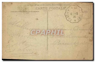 O pequeno despertar da bela Agricultora — Lits-Clos e Berceaux, n° 5552 — Coleção E. Hamonic, St-B. — Verso