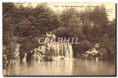 O Bois de Boulogne — A Cascata — C.M. n°330