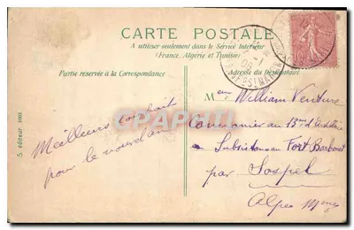 PARIS - Dôme des Invalides — Verlag S. editeur 1901 — Rückseite