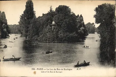 Le Lac du Bois de Boulogne — Paris — A.P. n°286