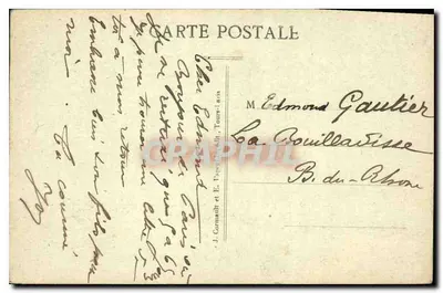 PARIS — A Câmara dos Deputados — A. P. — The Chamber of Deputies — Verso