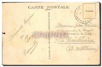 Parigi — Rue Royale — Royal Street — 15. — A. Leconte, Ste-Croix-de-la-Bretonnerie, Parigi — Verso