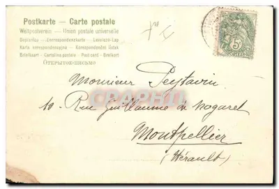 Mulher em um quadro floral — estilo Art Nouveau — editor desconhecido, n° 47 — Verso