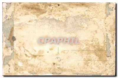 Paisagem fluvial — margem de rio com caminho e árvores — M. Vivier — Verso