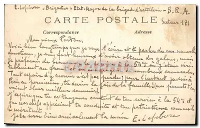 Paryż — Les Invalides — Grobowiec Napoleona I — Stara pocztówka nr 265 — Rewers