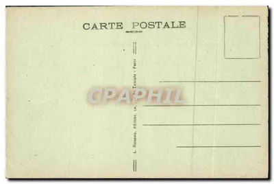 Jardin du Luxembourg et Sénat — Paris — n° 1415 — L. Boisseau, éditeur, Paris — Verso