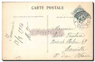 Paryż — La Conciergerie — wydawca nieznany — Rewers