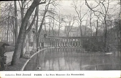 Le Parc Monceau (La Naumachie) — Paris — Collection Petit Journal