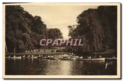 Le lac du Bois de Boulogne — Paris — Éditions d'Art Flanant, n°153