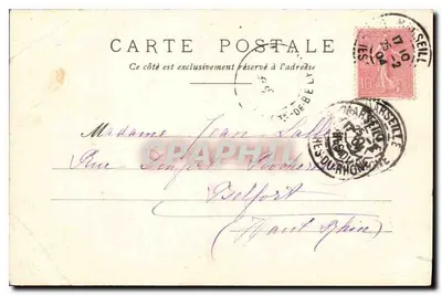 Palais du Louvre — façade principale — éditeur : C. Bouvere, n° 100 — Verso
