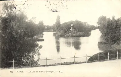 Paris — Le Lac du Bois de Boulogne — LL, n°259