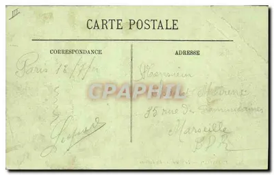 Paris (IXe) — Le Boulevard des Italiens — LL. n° 372 — Verso