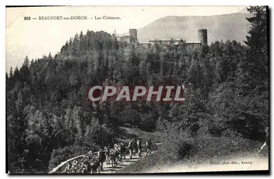 Bilhete postal antigo Beaufort sur Doron Les Chateau