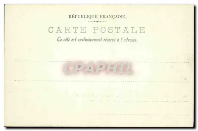 Zamek Chantilly — Galeria Malarska — Wdowa Robineau, Wyd. Chantilly, n°29 — Rewers