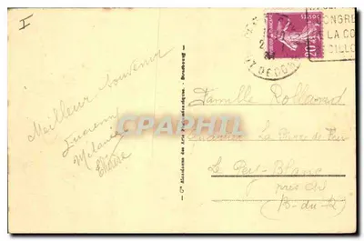 Châtel-Guyon — Hotel Continental — wyd. C.A.R. nr 20 — Rewers