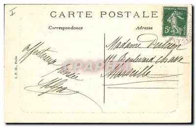 Châtel-Guyon — Vista geral do Chalusset — editor não identificado — Verso