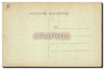 Gavarnie — Terrasse de l'Hôtel du Cirque — Les Pyrénées — éditeur Imprimé Illustré, n° 310 — Verso