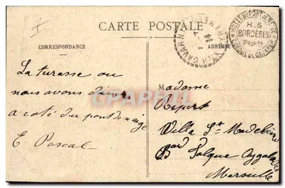 Gavarnie - Widok na Cirque i Hotel Pont de Neige — Pireneje — Rewers