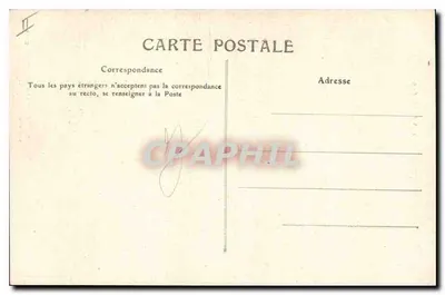 Gavarnie - Wielka Kaskada - Widok z drabin Saradet — Wydawca A. de Pheintz, nr 715 — Rewers
