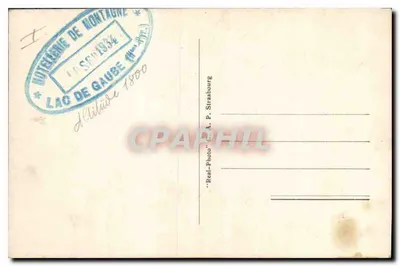 Jezioro Gaube — Cauterets — Wydawca A.A.S. nr 69 — Rewers