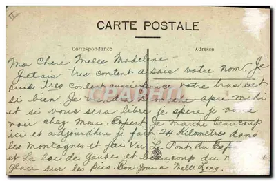 Cauterets — Vista Generale — Ed. A. Ducasse, Cauterets — Verso