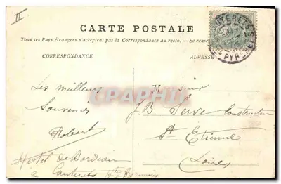 Cauterets — Ogólny widok — nieznany wydawca, nr 9 — Rewers