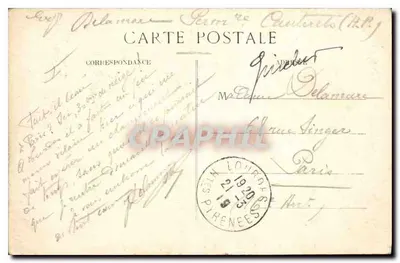 Cauterets — Promenada Cambasque — La Sapnière — J. L. — Rewers