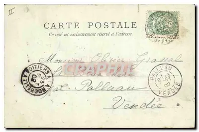 Cauterets — Vallée de Lulcure — éditeur L. Léger, n° 93 — Verso