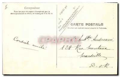 Cauterets i Pégnère — widok panoramiczny — wydawca nieznany, nr 2623 — Rewers