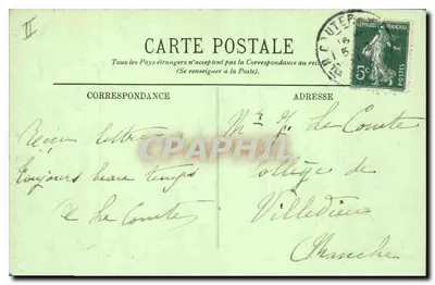 Cauterets — O Gave — Hotéis Regina e l'Univers — LL. — Verso