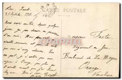 AIX-en-PROVENCE — Pałac Sądowy — Zbiór Jaussaud, Aix, nr 172 — Rewers
