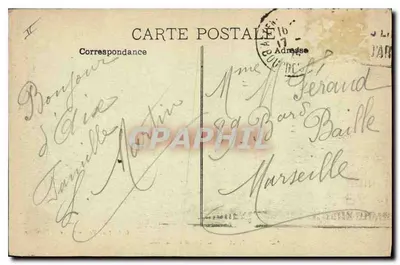 Aix-en-Provence — O Palácio de Justiça — Coleção Martine — Verso