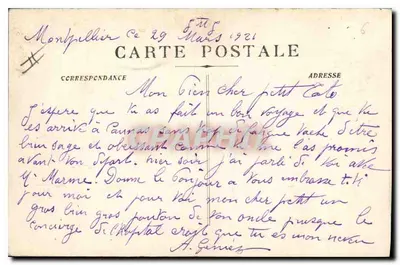 Aix-en-Provence — Palácio de Justiça — Editor F.P.O. n°13 — Verso