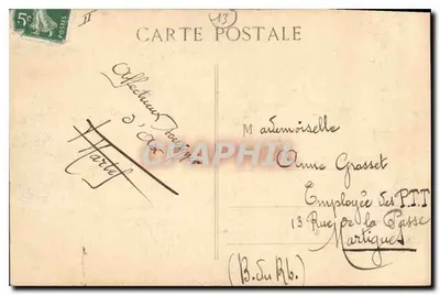 AIX-EN-PROVENCE - O Palácio de Justiça — Coll. Jaussaud, n° 172 — Verso
