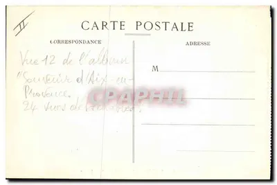 Aix-en-Provence — O Palácio de Justiça — 172 — Verso