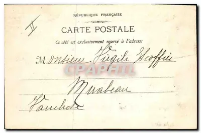Aix-en-Provence - O Palácio de Justiça — Editor Jausaoud, n°6 — Verso